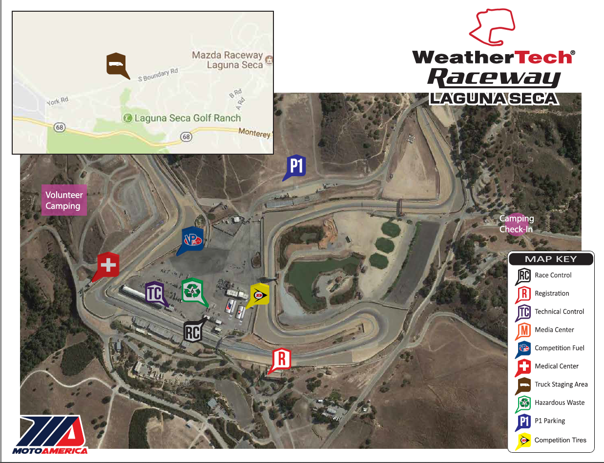 Laguna Seca Schedule 2022 2022 Weathertech Raceway Laguna Seca | Motoamerica Registration